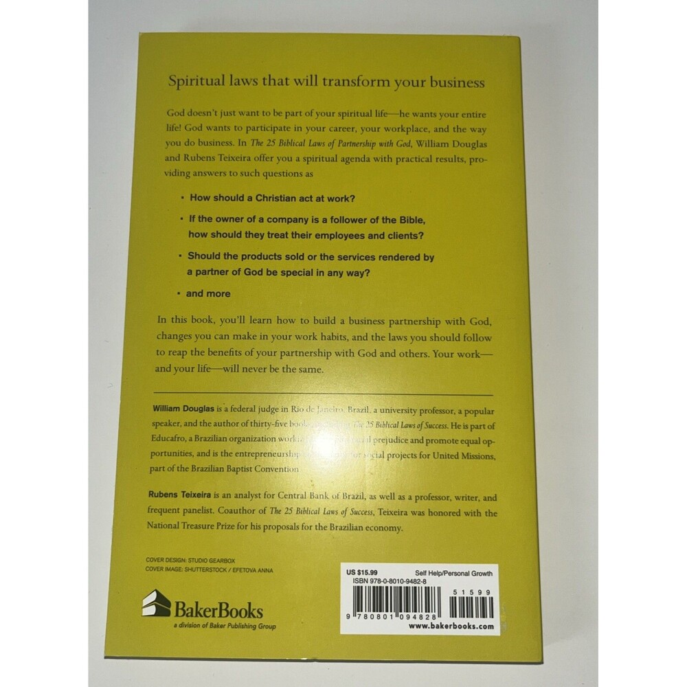25 Biblical Laws of Partnership with God : Powerful Principles for Success in... - Picture 2 of 5
